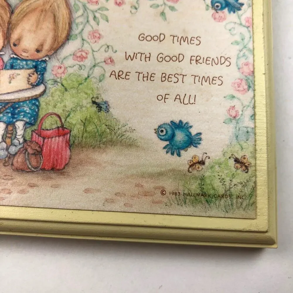 Hallmark Small Good Friends Wall Plaque Small